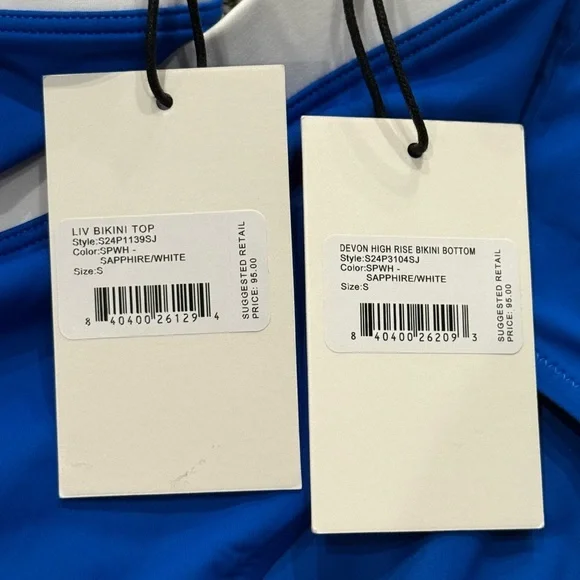 STAUD - Liv Bikini Top + Devon High Rise Bikini Bottoms - Picture 10 of 10